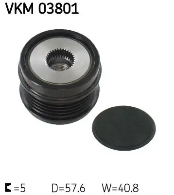 Sistem roata libera, generator SKF VKM 03801