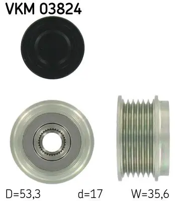 Sistem roata libera, generator SKF VKM 03824