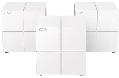 Sistem Router Wireless mesh Tenda Nova MW6, Gigabit, Dual Band, Kit cu 3 noduri wireless, 1200 Mbps (Alb)