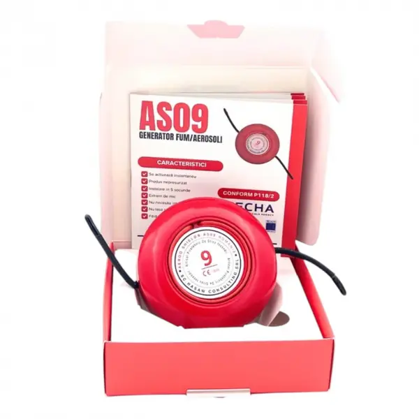 Sistem stingere incendiu cu aerosoli pentru panouri electrice, Aeroo Shield AS09