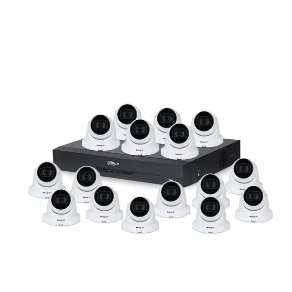 Sistem supraveghere interior basic Acvil B16INTIR30-2MP-M, 16 camere, 2MP, IR 30m, 2.8 mm, microfon
