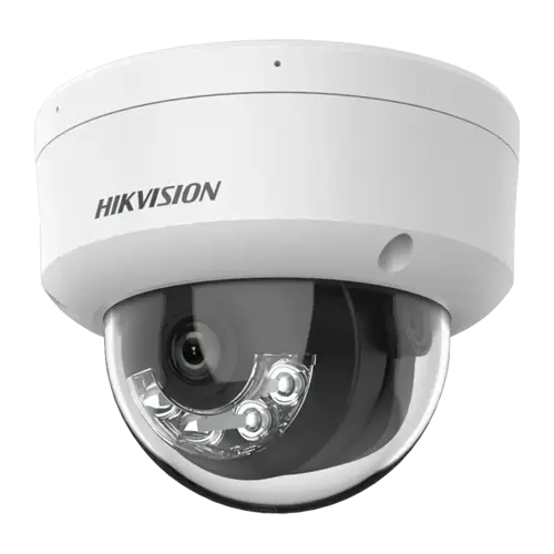 Sistem supraveghere IP Hikvision 8 camere 4K IR 30m lumina alba 30m lentila 2.8mm microfon, NVR 8 canale PoE 12MP AcuSense