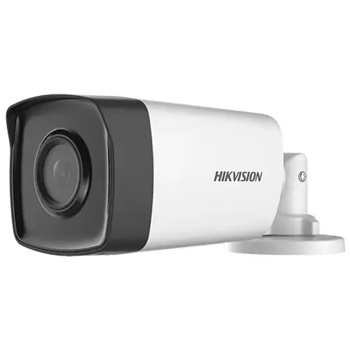 Sistem supraveghere video Hikvision 2 camere 2MP Turbo HD IR 80 M si IR 40 M cu DVR Hikvision 4 canale, full accesorii