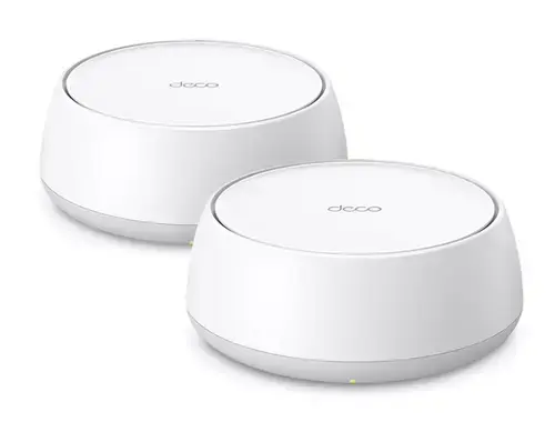 Sistem Wi-Fi Mesh TP-Link Deco BE25(2-pack), BE3600, Wi-Fi 7, Dual-Band, 2 porturi 2.5 Gbps, MLO, HomeShield