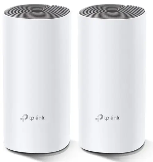 Sistem Wireless Mesh TP-Link Deco E4, Dual Band, 1200 Mbps, 2 Pack (Alb)