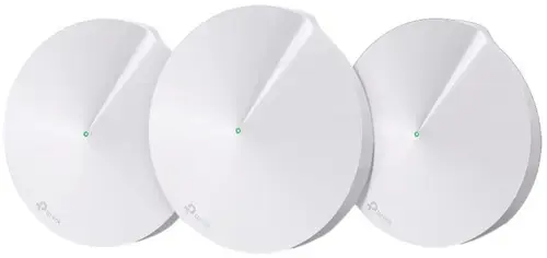 Sistem Wireless Mesh TP-LINK Deco M5, Gigabit, Dual Band, 1300 Mbps, Pack of 3, 4 Antene interne (Alb)