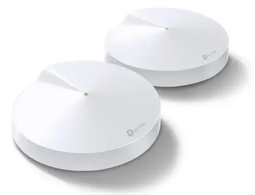 Sistem Wireless Mesh TP-LINK Deco M5, Gigabit, Dual Band, 1300 Mbps, Pack of 2, 4 Antene interne (Alb)