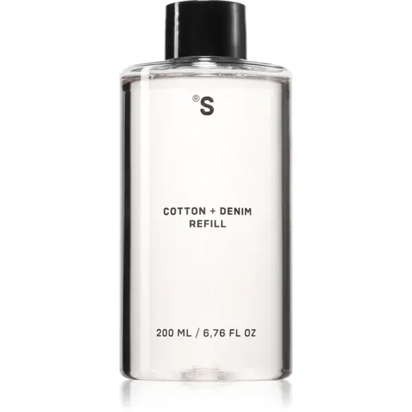 Sister's Aroma Cotton + Denim reumplere în aroma difuzoarelor The refill comes with 5 wooden sticks. 200 ml
