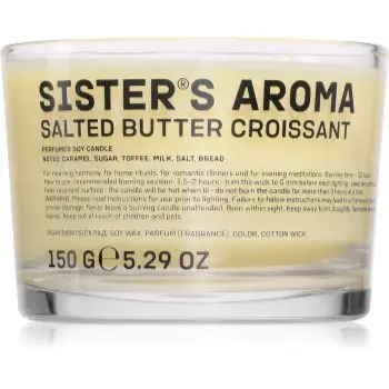 Sister's Aroma Salted Butter Croissant lumânare parfumată
