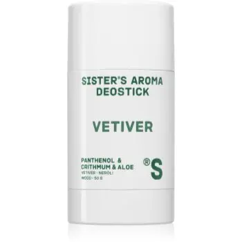 Sister's Aroma Vetiver Deostick deodorant stick impotriva mirosului si transpiratiei