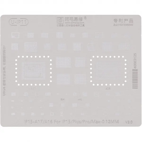Sita BGA Amaoe U-IP11 pentru Apple iPhone 15 Series