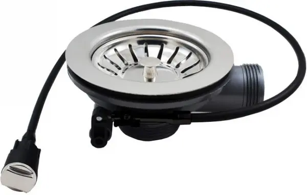 Sita cu cupa de 3,5 , pentru sifon automat, cu filtru, pentru chiuvete inox, Deante