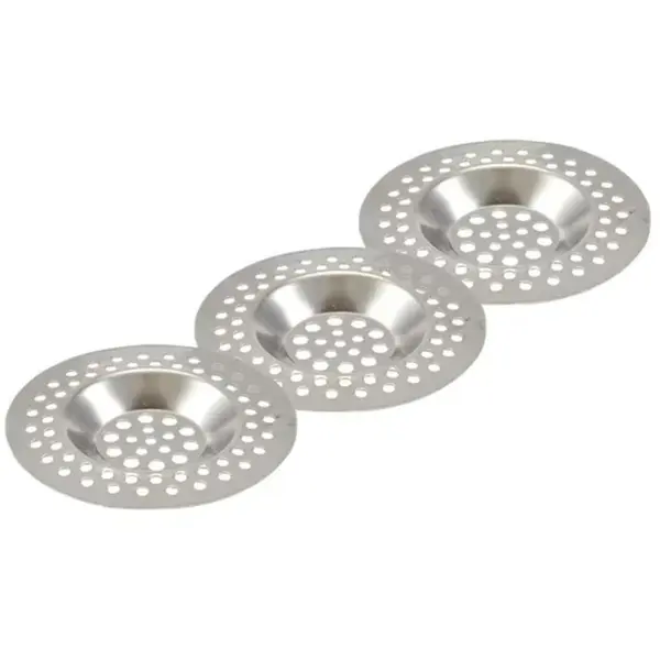 Sita pentru Scurgere Chiuveta, Cromat, 3 Bucati, Perfect Home