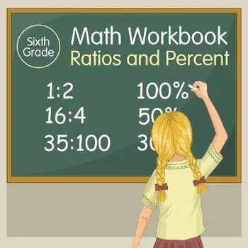 Sixth Grade Math Workbook: Ratios and Percent, Paperback/Baby Professor
