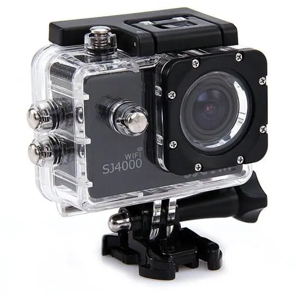 SJCAM Camera sport SJCAM SJ 4000 WiFi, carcasa impermeabila, argintiu