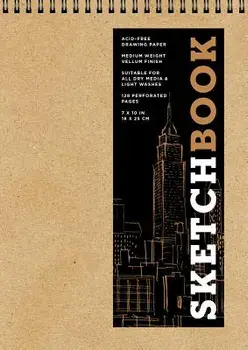 Sketchbook (Basic Medium Spiral Fliptop Landscape Kraft), Hardcover/Sterling Publishing Company