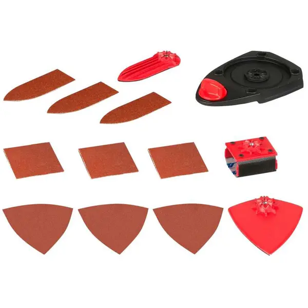 Skil Set de accesorii ,,FOX SKIL 2610Z06594, o placa de baza si 9 foi de slefuire