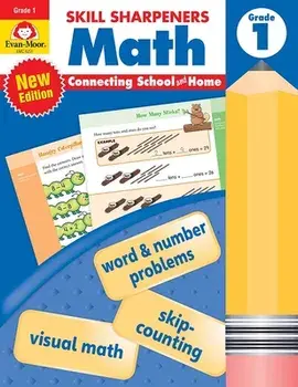 Skill Sharpeners: Math, Grade 1 Workbook, Paperback/Evan-Moor Corporation