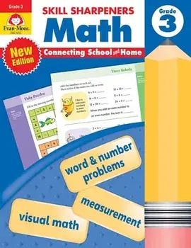 Skill Sharpeners: Math, Grade 3 Workbook, Paperback/Evan-Moor Corporation