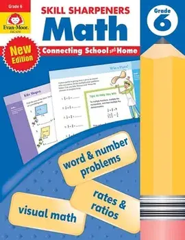 Skill Sharpeners: Math, Grade 6 Workbook, Paperback/Evan-Moor Corporation