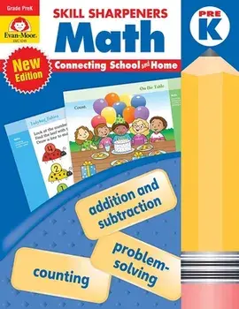 Skill Sharpeners: Math, Prek Workbook, Paperback/Evan-Moor Corporation