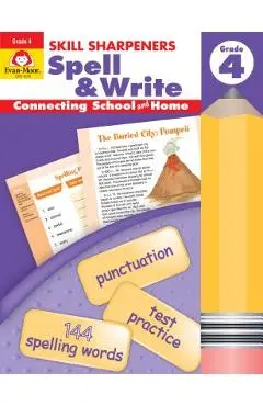 Skill Sharpeners Spell & Write Grade 4 - Evan-moor Educational Publishers