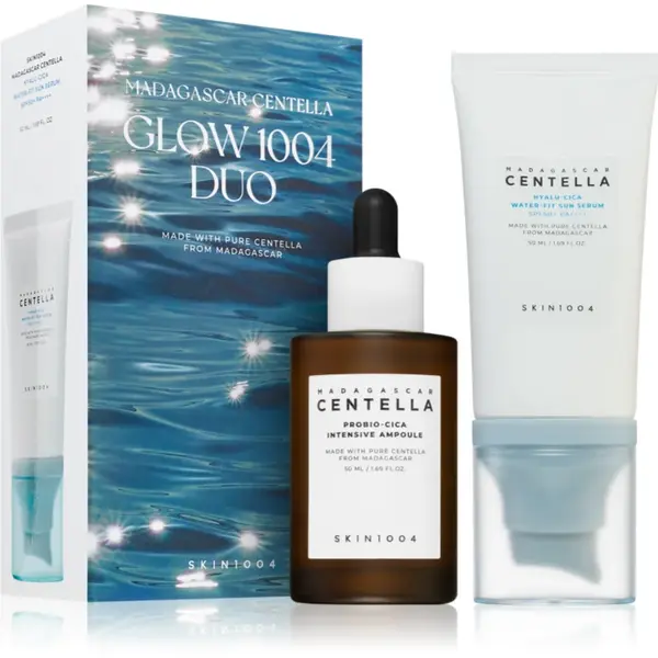 SKIN1004 Madagascar Centella Glow 1004 Duo set cadou pentru o piele mai luminoasa