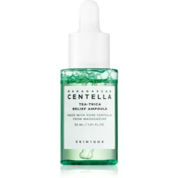 SKIN1004 Madagascar Centella Tea-Trica Relief Ampoule ser facial calmant pentru ten acneic