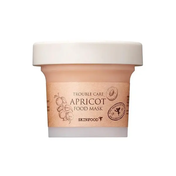 SKINFOOD Apricot Food Mask Mască de curățare pentru față cu pere și mentă Volum 100 g