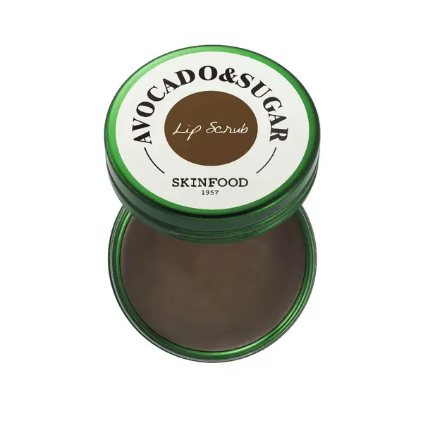 SKINFOOD – Lip Scrub, Avocado & Sugar, 0.5 Oz (14 G)