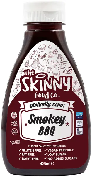 Skinny Food Co Skinny Sauce Smokey BBQ, 425 ml