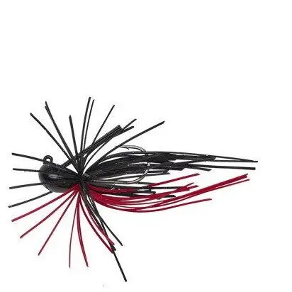 Skirt Flirt Jig 6.5cm 10g Sinking Black Red