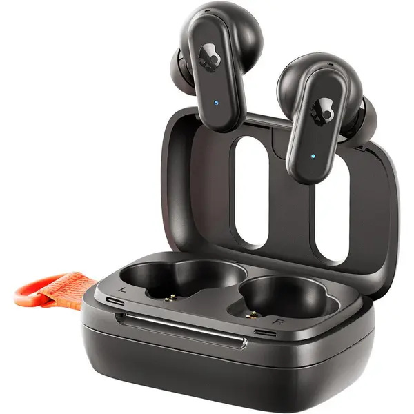 Skullcandy Casti True Wireless Skullcandy Dime 3, In-ear, Bluetooth, Microfon, Autonomie pana la 20 ore, Negru