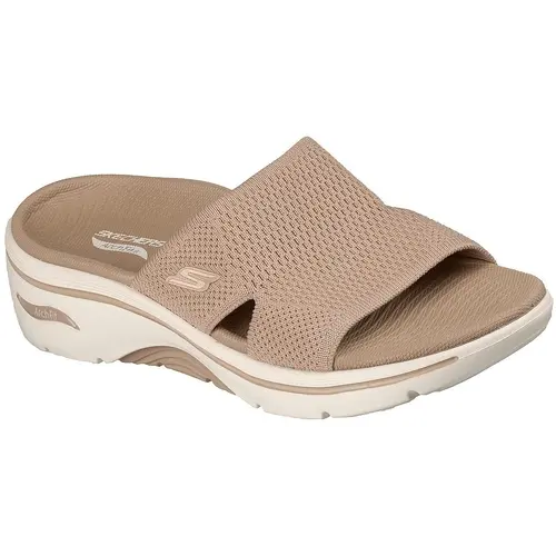 Slapi femei Skechers Go Walk Arch Fit 20 - 140865-TAN