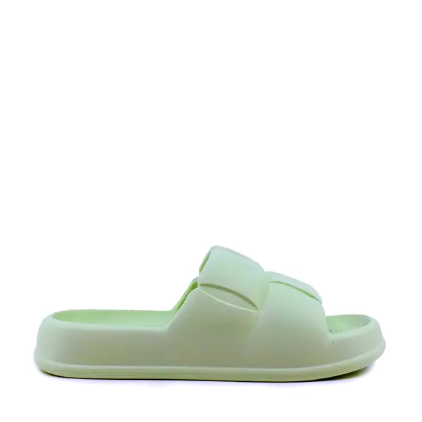 Șlapi femei Solo Donna verde lime din sintetic 2547DSL0729V