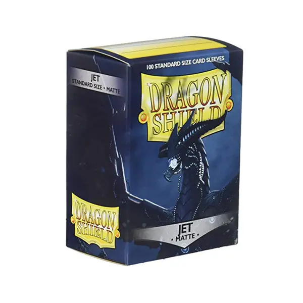Sleeve-uri Dragon Shield Matte Sleeves 100 Bucati - Jet Black