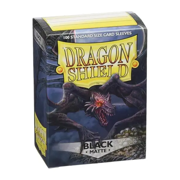 Sleeve-uri Dragon Shield Matte Sleeves 100 Bucati - Negru