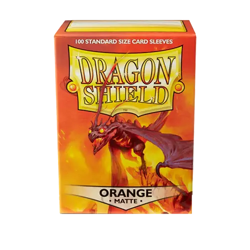 Sleeve-uri Dragon Shield Matte Sleeves 100 Bucati - Portocaliu