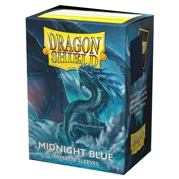 Sleeve-uri Dragon Shield - Matte Standard Size - Midnight Blue (100 bucati)