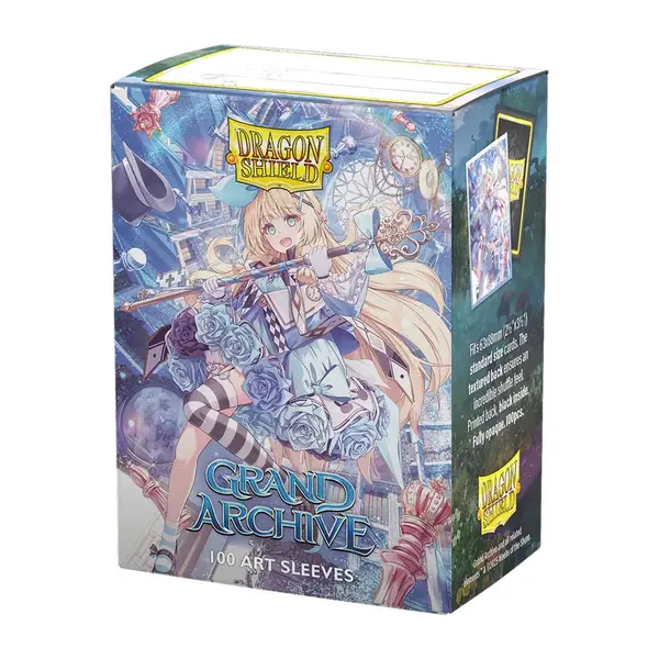 Sleeve-uri Dragon Shield Standard Size - Alice, Golden Queen (100 bucati)