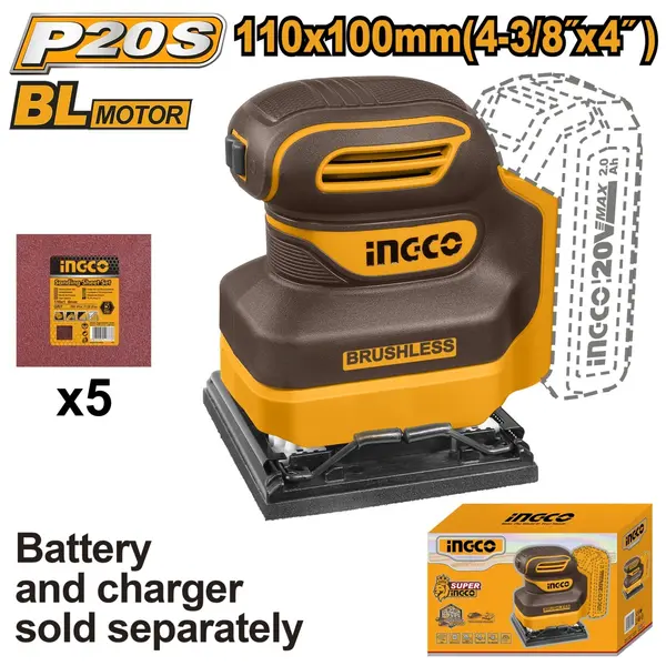 Slefuitor 20V BL 110x100mm