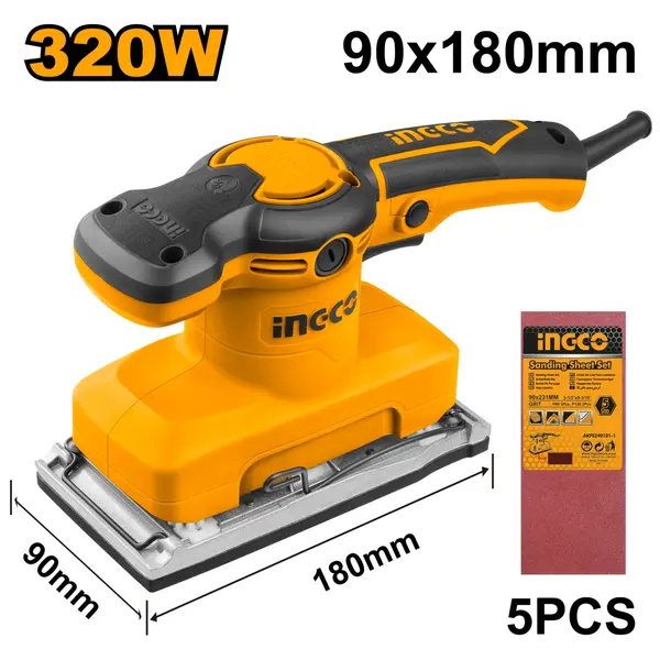 Slefuitor 320W 180mmx90mm Accesorii INGCO FS3208
