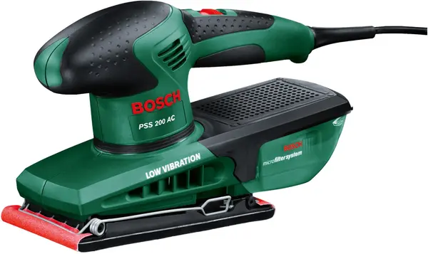 Șlefuitor cu vibratii Bosch - PSS 200 AC, 230V, 200W, 92 x 182 mm