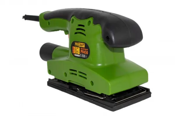 Slefuitor cu vibratii Procraft PV450, 450W, 10000 rpm, 187x90 mm, conectiune aspirator