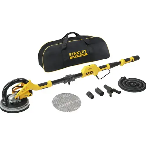 Slefuitor de pereti Stanley FatMax, 750W, 2 viteze, 600-1700rpm , lumina led (Negru/Galben)