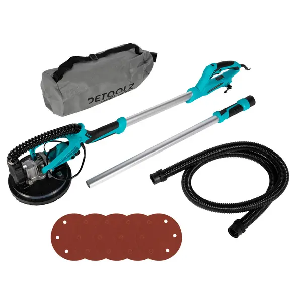Slefuitor pentru perete extensibil cu aspirator Ø215 750W