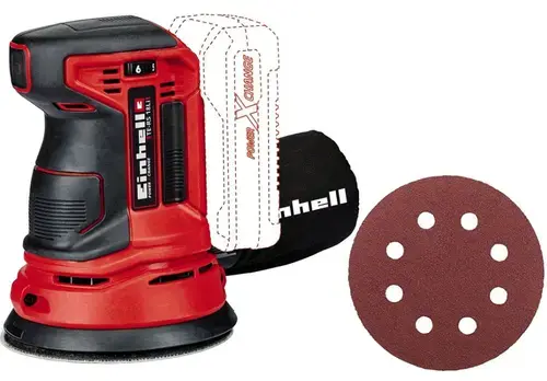 Slefuitor rotativ fara fir Einhell Power X-Change TE-RS 18 Li Solo, 18 V, 125 mm diametru, 11000 rpm