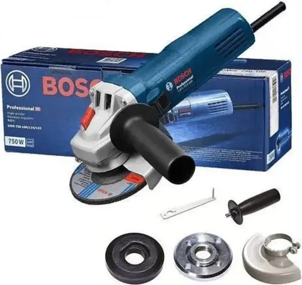 Șlefuitor unghiular Bosch - Professional GWS 750 S, 750 W, M 14, 125 mm