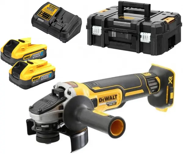 Șlefuitor unghiular cu acumulator DeWALT - DCG405H2T-QW, M14, 2 x 5.0 Ah Li-Ion