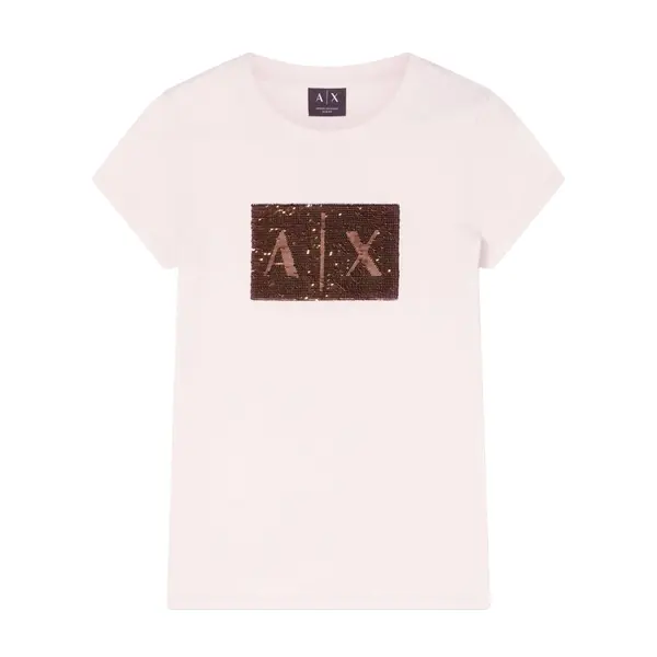 Slim fit cotton jersey t-shirt pink M